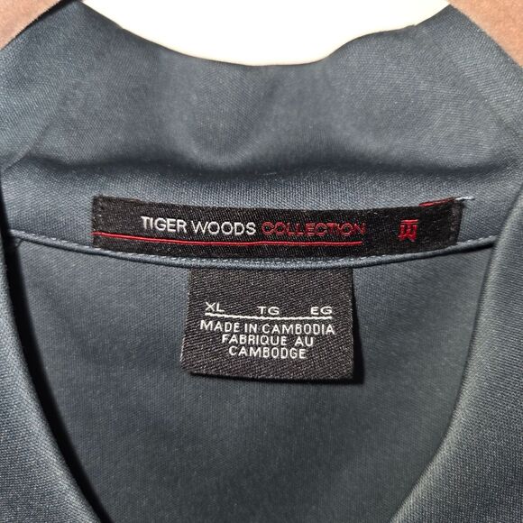 NIKE Tiger Woods Collection Men's Gray 1/4 Zipped Golf Vest Size XL - Picture 4 of 9